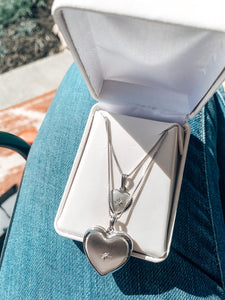 Sweetheart Collection Diamond Heart Locket and Pendant