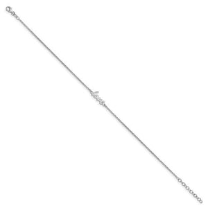 Leslie's Sterling Silver "Love" Anklet