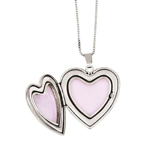 Sweetheart Collection Diamond Heart Locket and Pendant