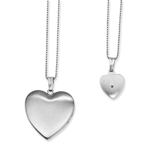 Sweetheart Collection Diamond Heart Locket and Pendant